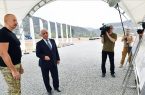 بازدید رئیس جمهور آذربایجان از لاچین