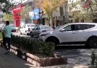 شاهکار ترافیکی در شهریار ولی‌عصرتبریز!