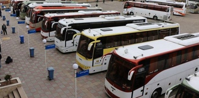 میزان مسافرت تبریزی‌ها با اتوبوس