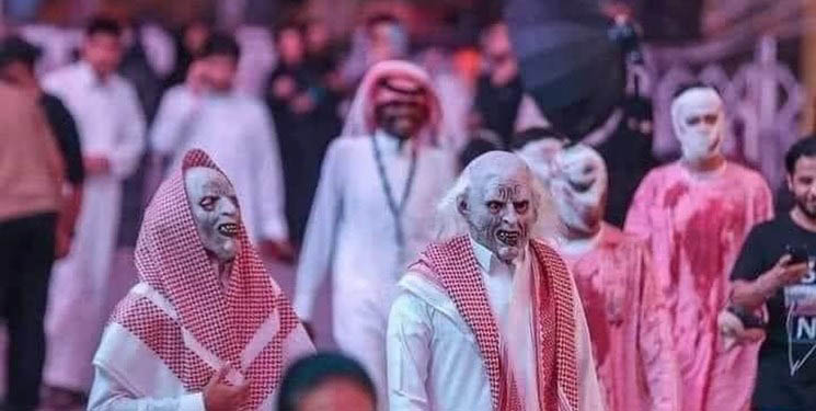 هالووین در عربستان؛ از روزگار ممنوعه تا هیولا‌های نقابدار امروزی + فیلم
