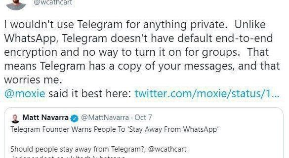 ضد حمله واتس آپ به حمله تلگرام!