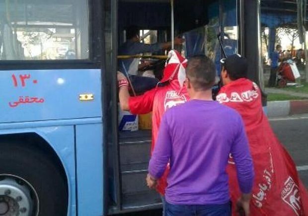 خدمات دهی رایگان ناوگان اتوبوسرانی تبریز برای تماشاگران بازی تراکتور – سپاهان