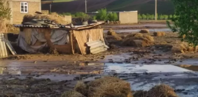 خسارت سیل به مناطق عشایری آذربایجان‌ شرقی