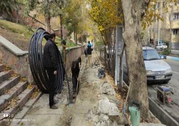 توسعه ۳۲ کیلومتری شبکه آب خام در حوزه شهرداری منطقه ۳ طی سال جاری