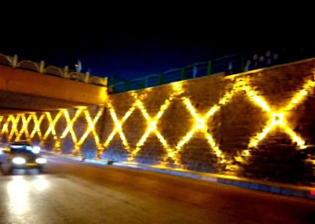 نورپردازی زیرگذرهای منطقه ۴ تبریز در راستای ارتقای ایمنی و زیبایی شهری