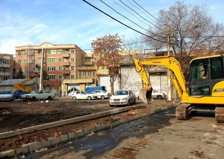 تعریض تقاطع بارون آواک گامی جدید در روان‌سازی ترافیک قلب تبریز