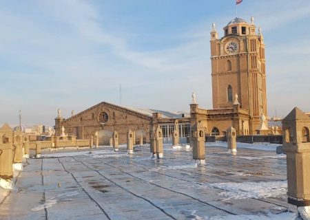 اجرای پروژه مرمتی عمارت ساعت تبریز