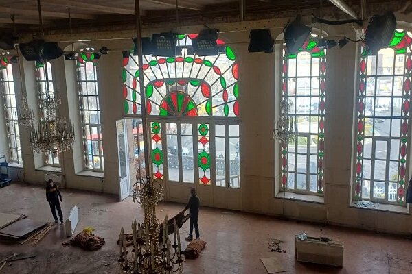 تالار تشریفات عمارت ساعت تبریز مطابق نقشه و معماری اولیه احیاء میشود