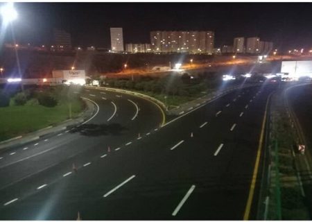 آغاز خط‌کشی معابر شرق تبریز در قالب طرح استقبال از بهار