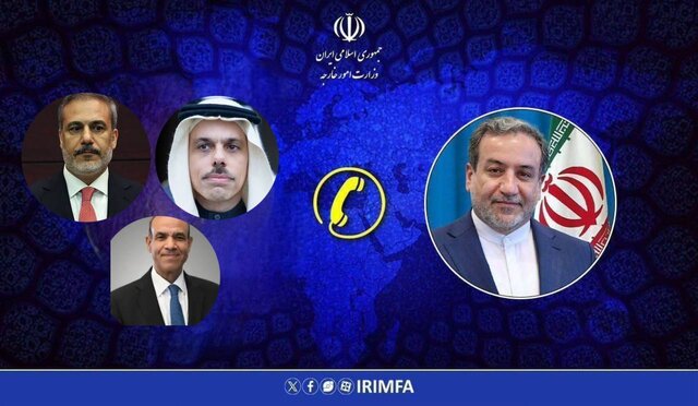گفتوگوی عراقچی با وزیران خارجه عربستان، مصر و ترکیه