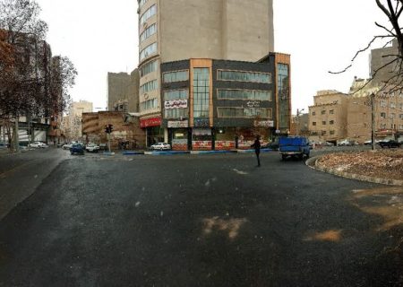تعریض تقاطع بارون آواک زیر بار ترافیک رفت