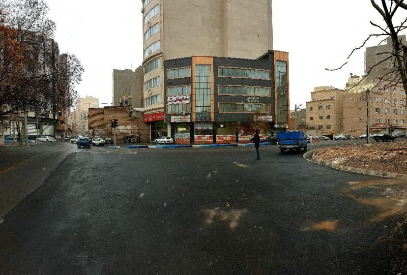 تعریض تقاطع بارون آواک زیر بار ترافیک رفت