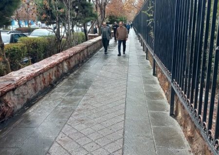 توقف فعالیت دستفروشان باغ گلستان
