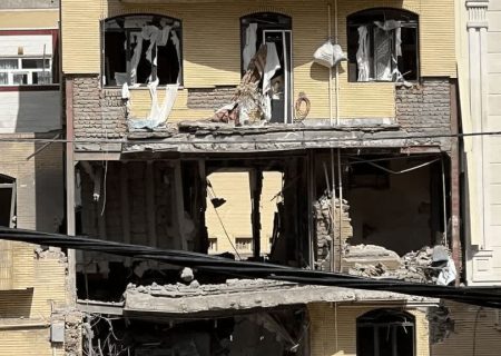 حمله آمریکایی_صهیونی به یک ساختمان مسکونی در تبریز