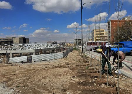 تکمیل فضای سبز فاز دوم پارک باغشمال