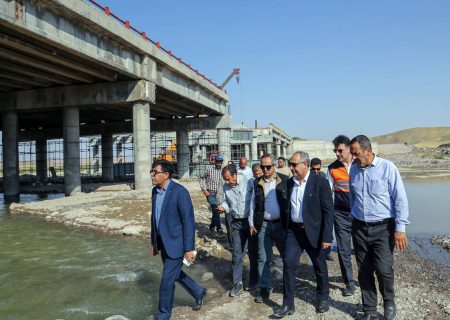 بازدید استاندار آذربایجان‌شرقی از پل هشترود و آزادراه تبریز–زنجان