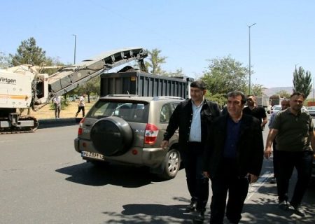 ساماندهی بلوار شهیدان ذاکر تبریز از پل رحمتی آغاز شد
