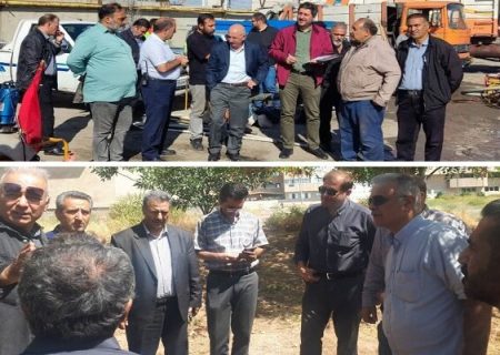 بررسی میدانی آمادگی مناطق دهگانه تبریز برای فصل بارش